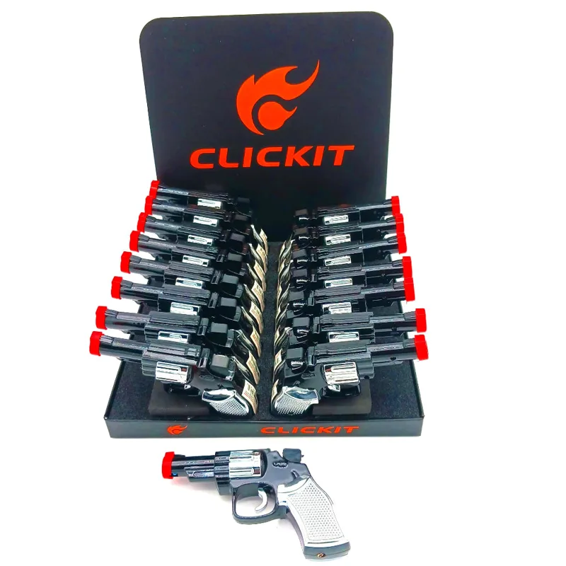 Clickit Novelty Torch Lighters Clickit Gun Lighter