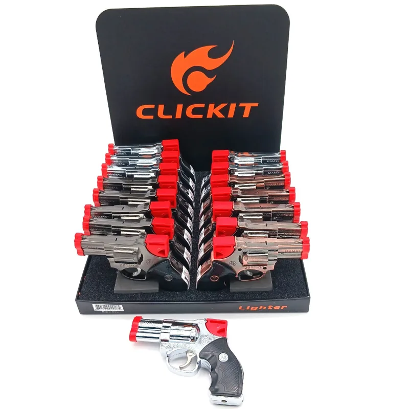 Clickit Novelty Torch Lighters Clickit Ruger Pistol Torch