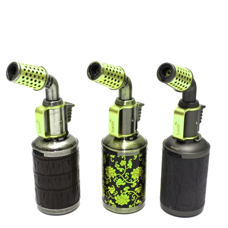 Scorch Torch Pocket Torches 6" New Scorch Torch Hold Button Design Multi Color Heavy Duty Blow Torch