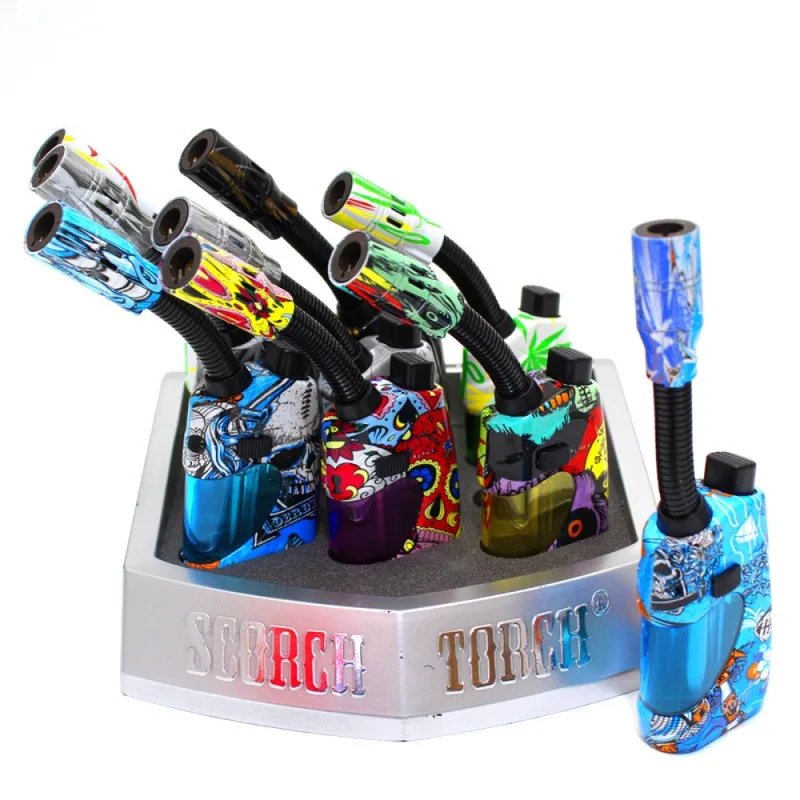 Scorch Torch Pocket Torches Scorch Torch Bendable Torch Assorted Leaf / 420 Designs Colors