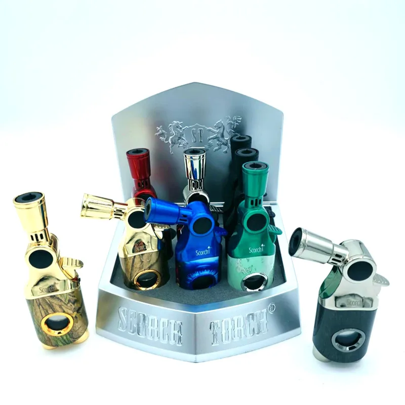 Scorch Torch Single Flame Torches Scorch Torch (61864) Single Flame with Moving Head Torch Lighter 9PK
