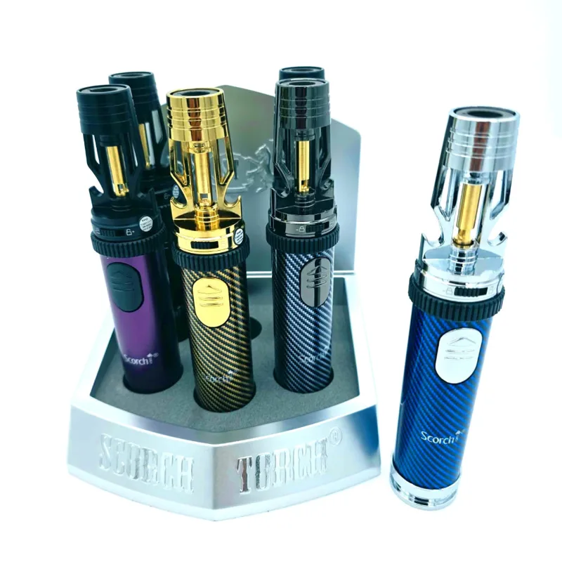 Scorch Torch Single Flame Torches Scorch Torch (61893) Tall Single Flame Large Torch Lighter 6 PK