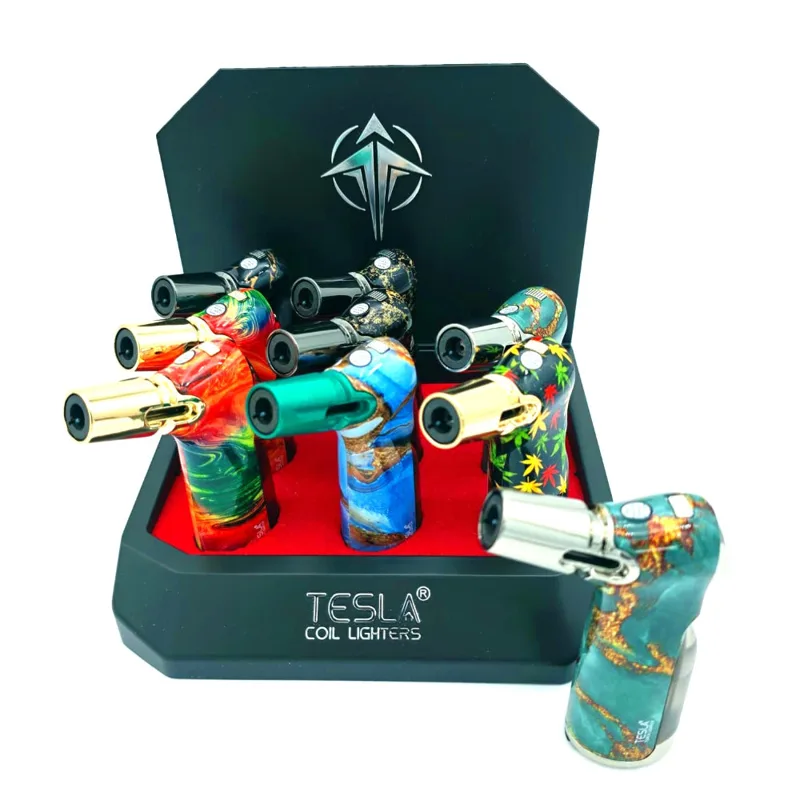 Scorch Torch Single Flame Torches Tesla (61812-T) Single Cigar Torch by Scorch Torch Single Flame