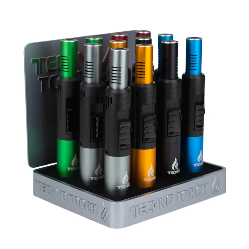 Techno Torch Single Flame Torches Mixed Colors Techno Torch Lighters