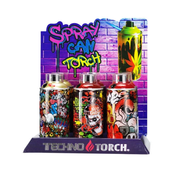 Techno Torch Single Flame Torches Techno Torch Minin Spray Can