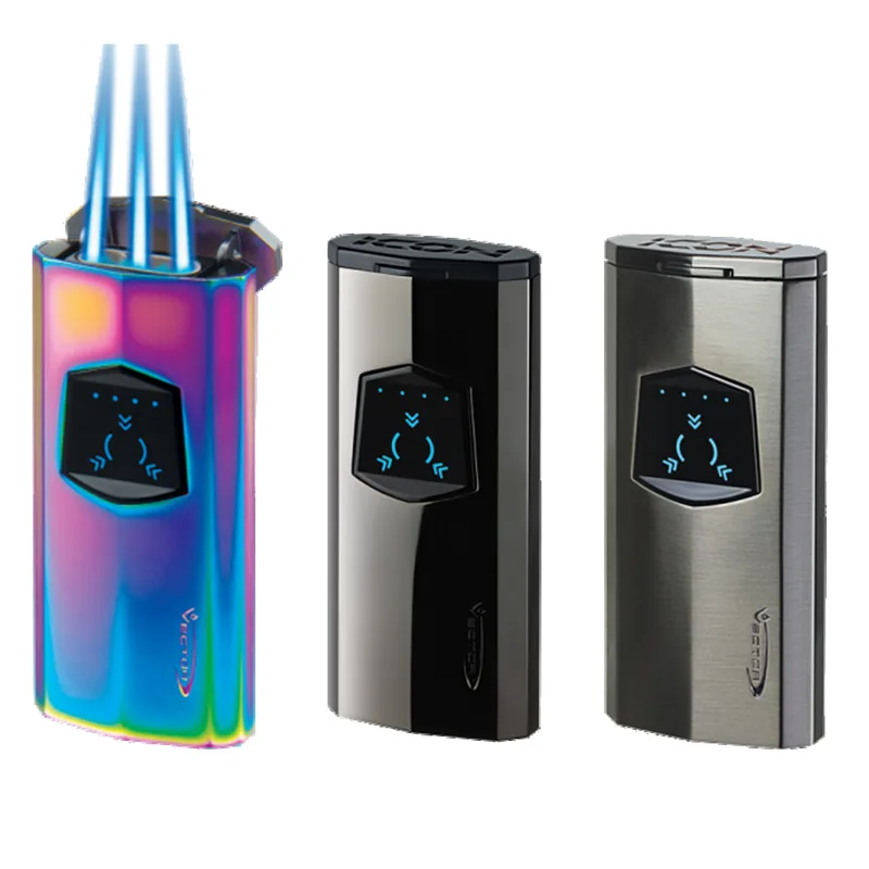 Vector Electric Arc & Icon Series Vector Icon Electric Triple Flame Torch Lighter