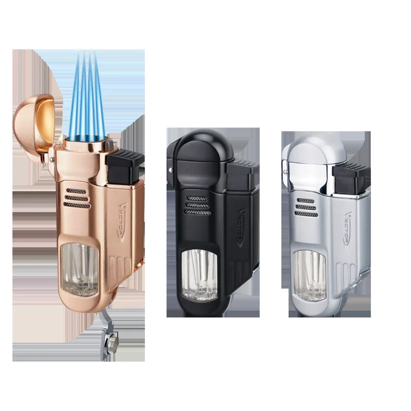 Vector Jet Torch Lighters Vector Torpedo Quad Flame Lighter