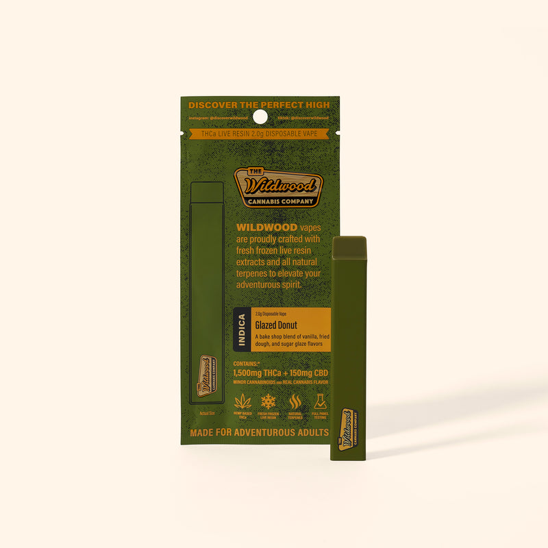 Wildwood THCa Liquid Diamond Live Resin 2.0G Disposable Glazed Donut