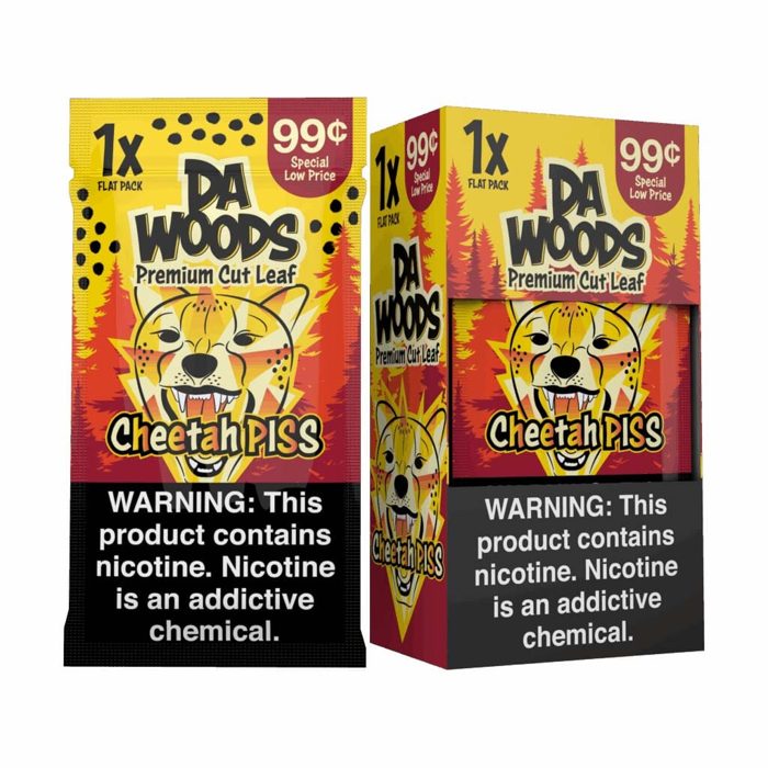 Da Wood Pre-Cut Leaf Cheetah Piss