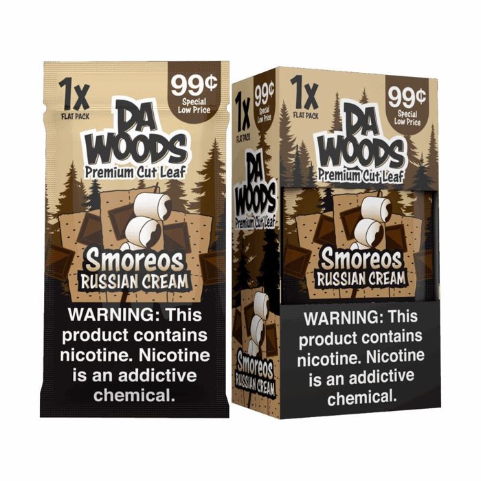 Da Wood Pre-Cut Leaf Smoreos Russian Cream