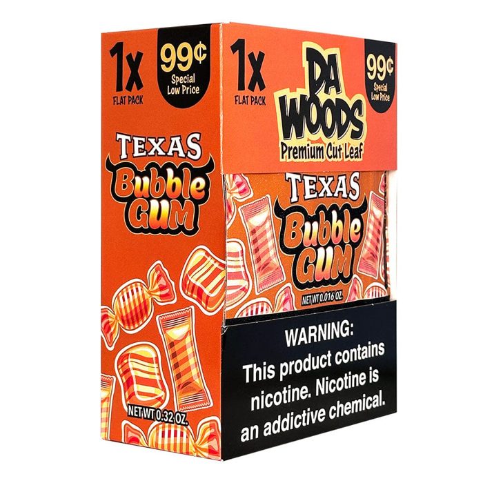 Da Wood Pre-Cut Leaf Texas Bubble Gum