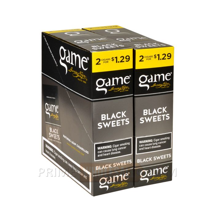Game Cigarillos Foil Black Sweets