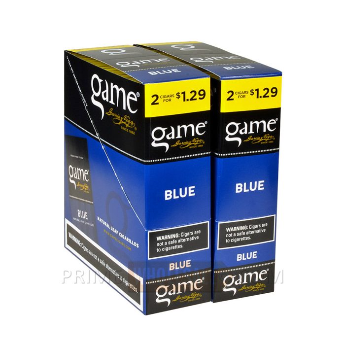 Game Cigarillos Foil Blue