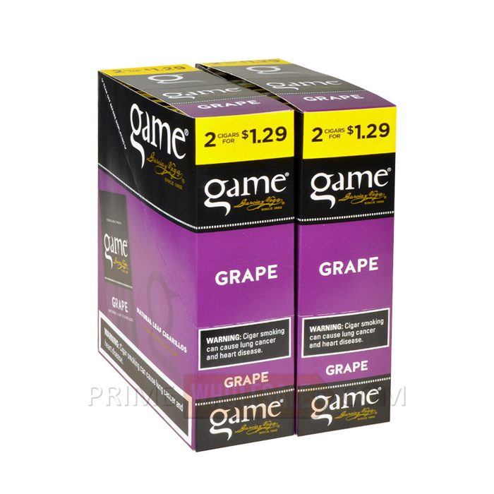 Game Cigarillos Foil Grape