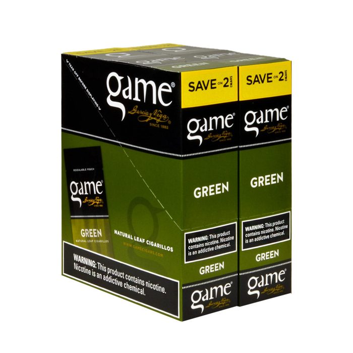 Game Cigarillos Foil Green