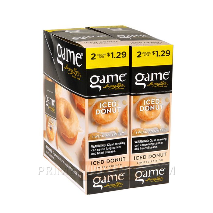Game Cigarillos Foil Iced Donut