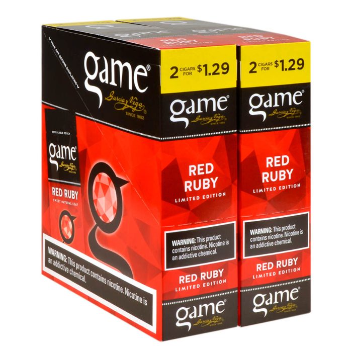 Game Cigarillos Foil Red Ruby