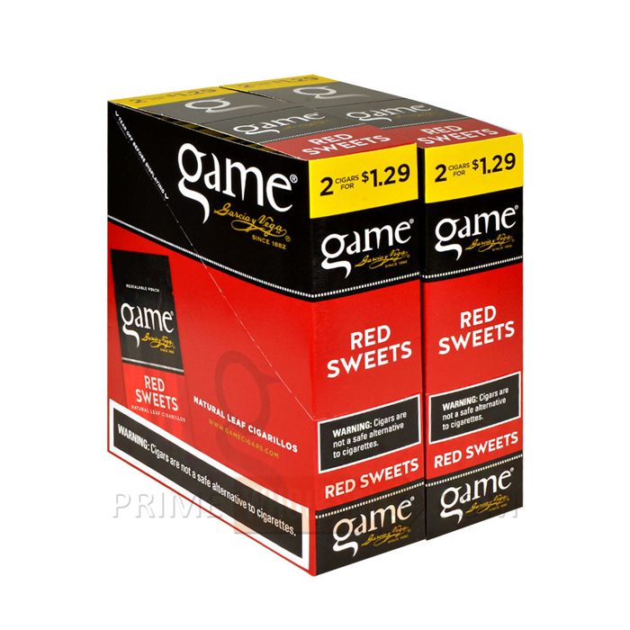 Game Cigarillos Foil Red Sweets