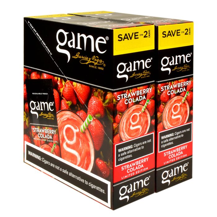 Game Cigarillos Foil Strawberry Colada