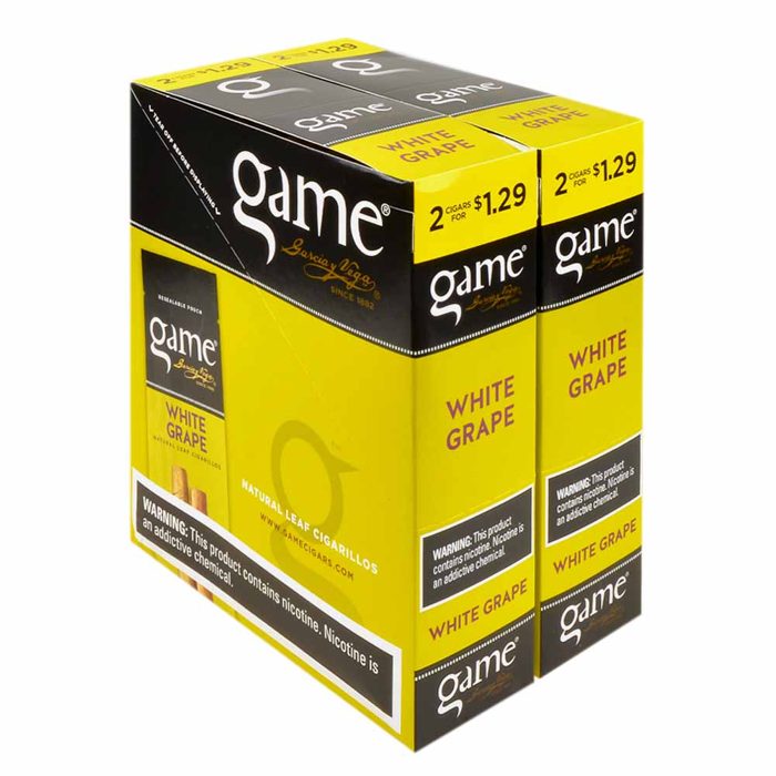 Game Cigarillos Foil White Grape