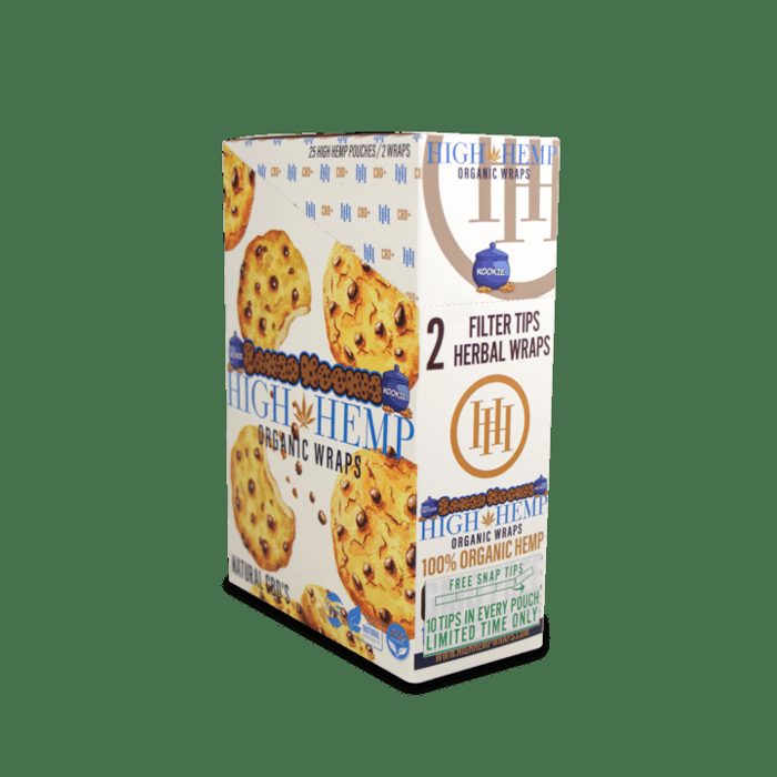 High Hemp Organic Wraps Baked Kookie