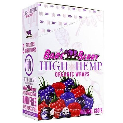 High Hemp Organic Wraps Bare Berry