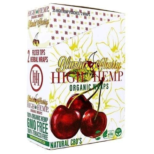 High Hemp Organic Wraps Blazin Cherry