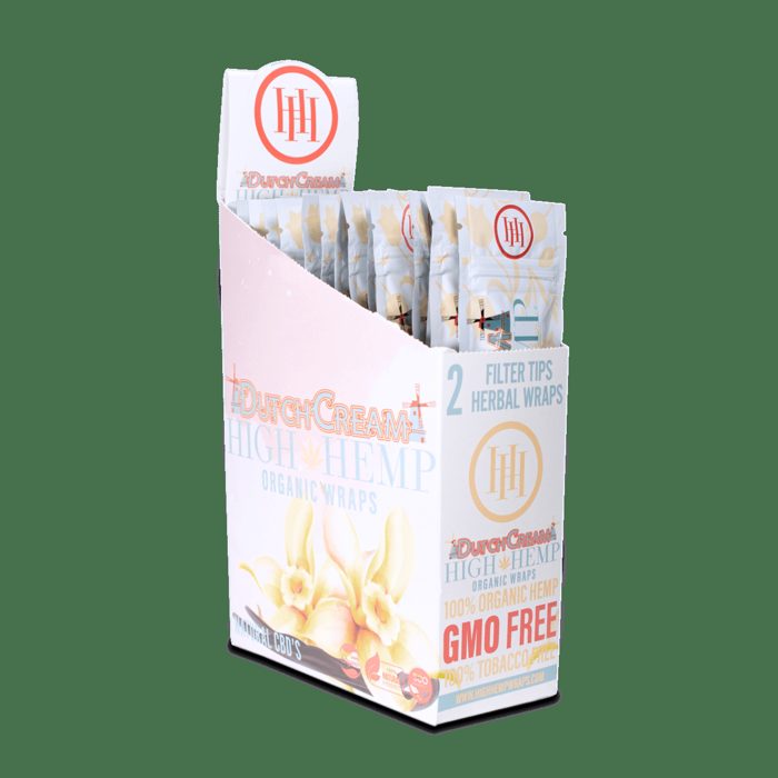 High Hemp Organic Wraps Dutch Cream