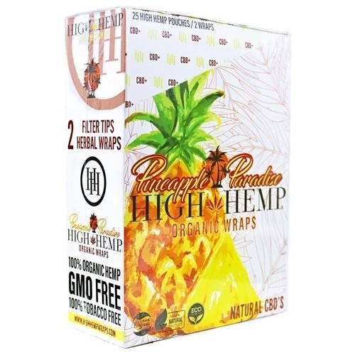 High Hemp Organic Wraps Pineapple Paradise