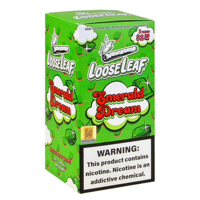 Loose Leaf Wraps Emerald Dream
