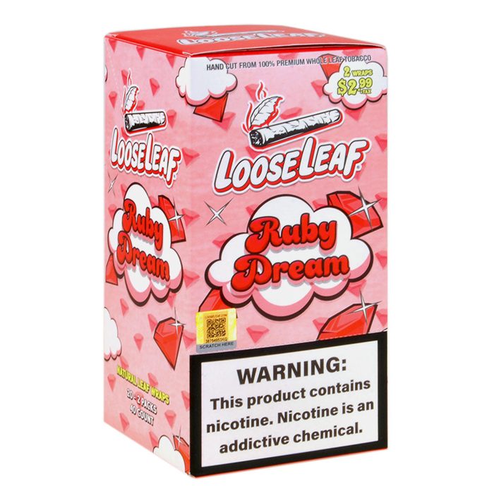 Loose Leaf Wraps Ruby Dream