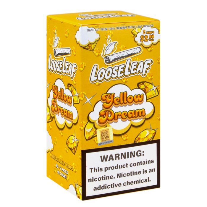 Loose Leaf Wraps Yellow Dream