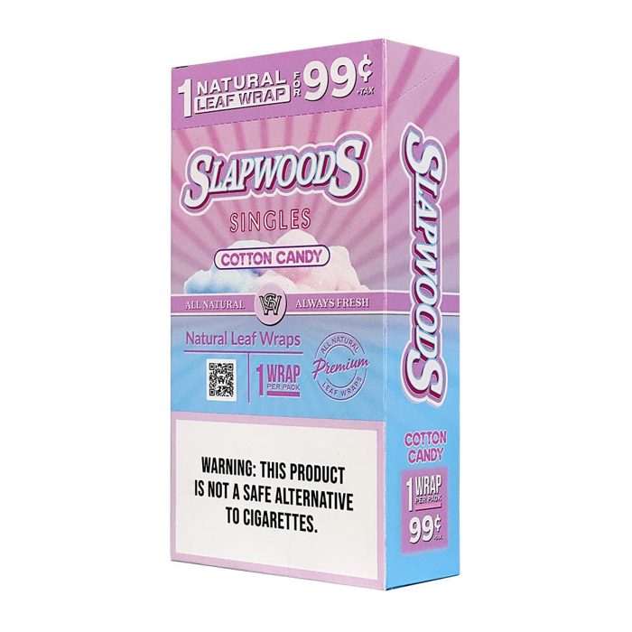 Slapwoods Natural Cigar Wraps Cotton Candy