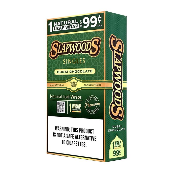 Slapwoods Natural Cigar Wraps Dubai Chocolate