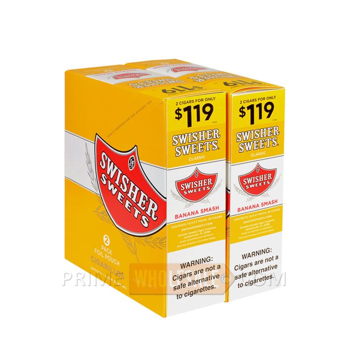 Swisher Sweets Cigarillos Banana Smash