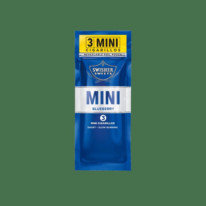 Swisher Sweets Cigarillos Mini Blueberry