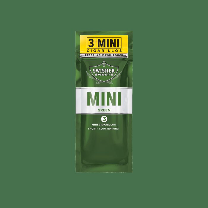 Swisher Sweets Cigarillos Mini Green Sweets