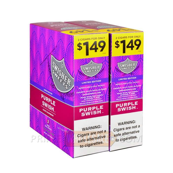 Swisher Sweets Cigarillos Purple Swish
