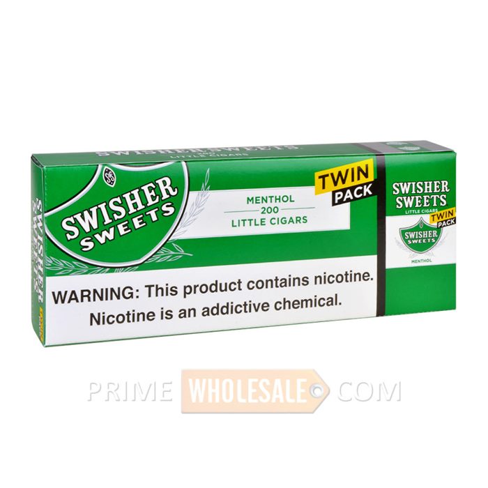 Swisher Sweets Filtered Cigars Menthol 100mm