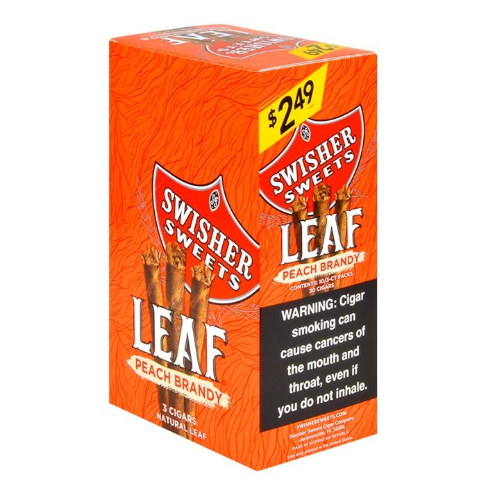 Swisher Sweets Leaf Peach Brandy