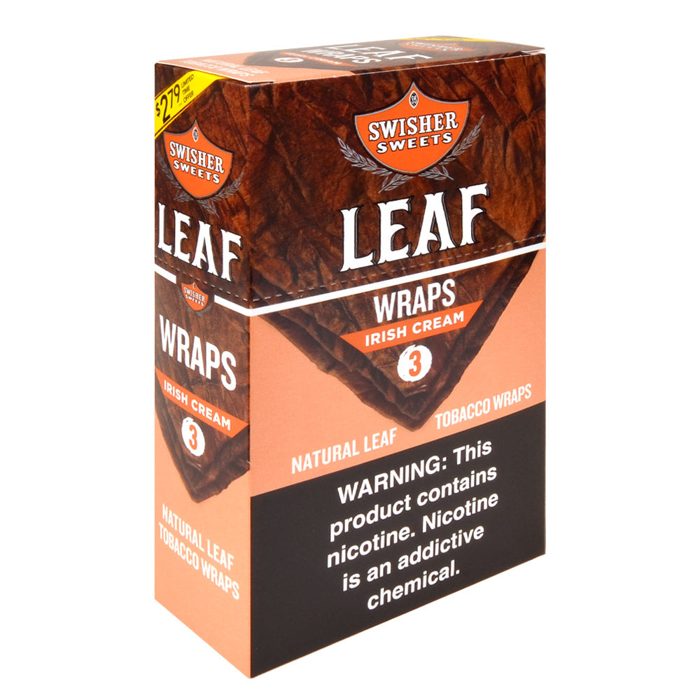 Swisher Sweets Leaf Wraps Irish Cream