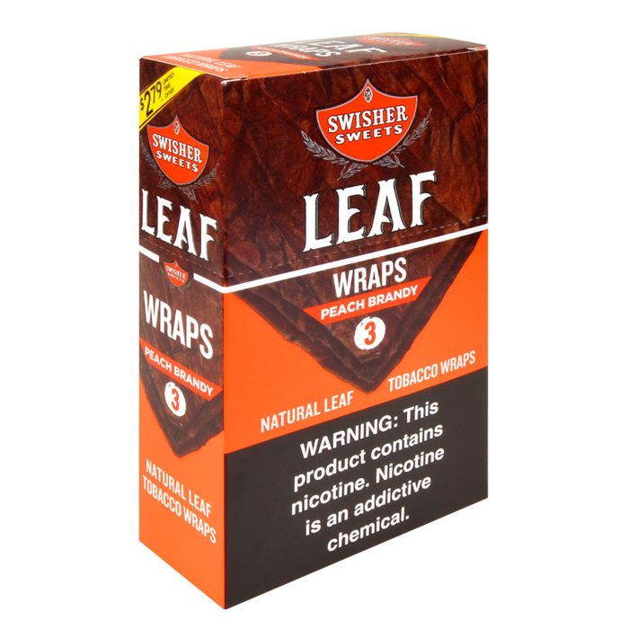 Swisher Sweets Leaf Wraps Peach Brandy