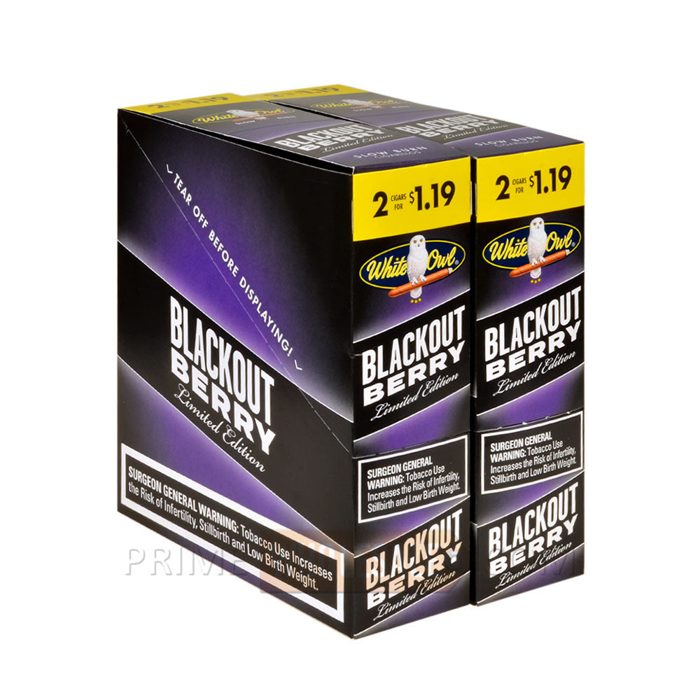 White Owl Cigarillos Blackout Berry