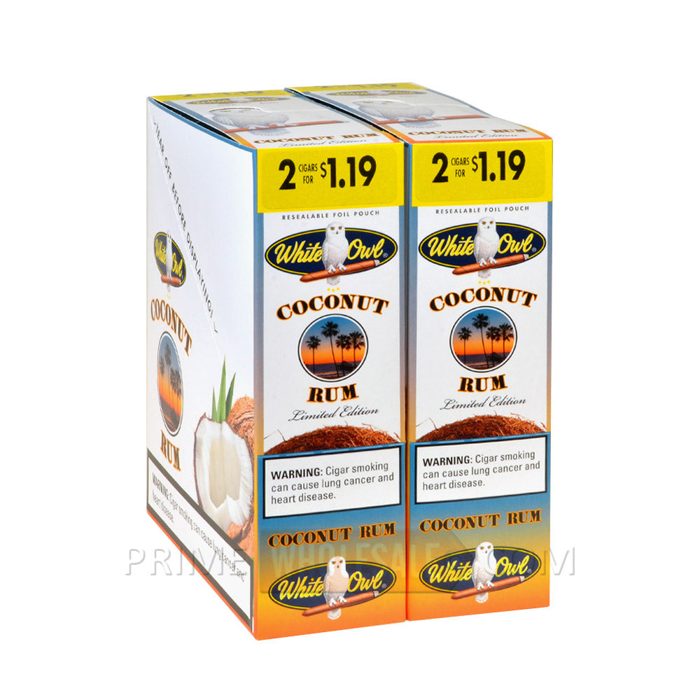 White Owl Cigarillos Coconut Rum
