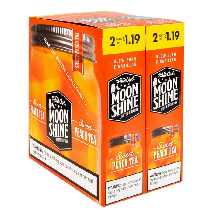 White Owl Cigarillos Moonshine Peach Tea