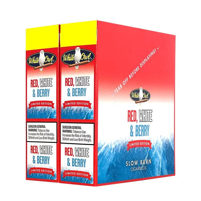 White Owl Cigarillos Red White & Berry
