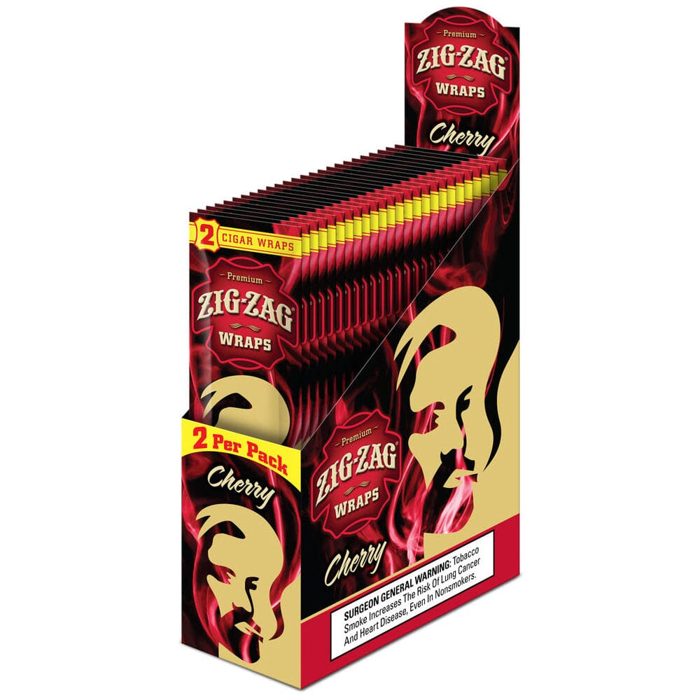 Zig-Zag Blunt Wraps Cherry Rush