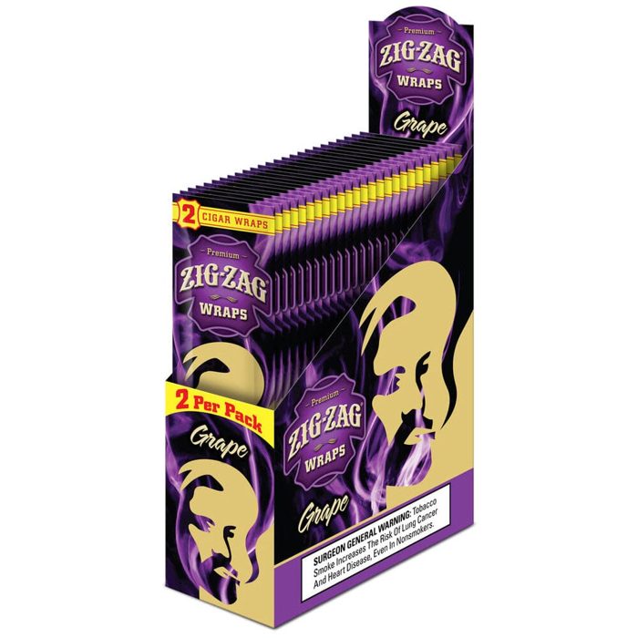 Zig-Zag Blunt Wraps Grape