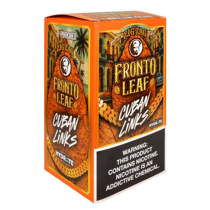 Zig-Zag Fronto Whole Leaf Wraps Cuban Links