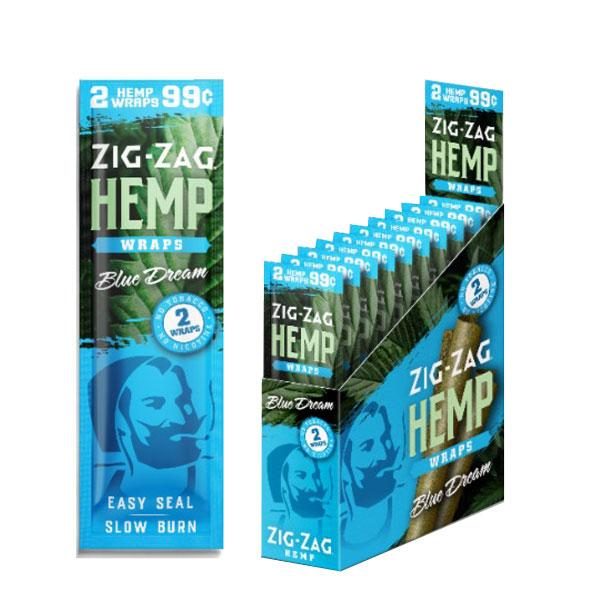 Zig-Zag Hemp Wraps Blue Dream